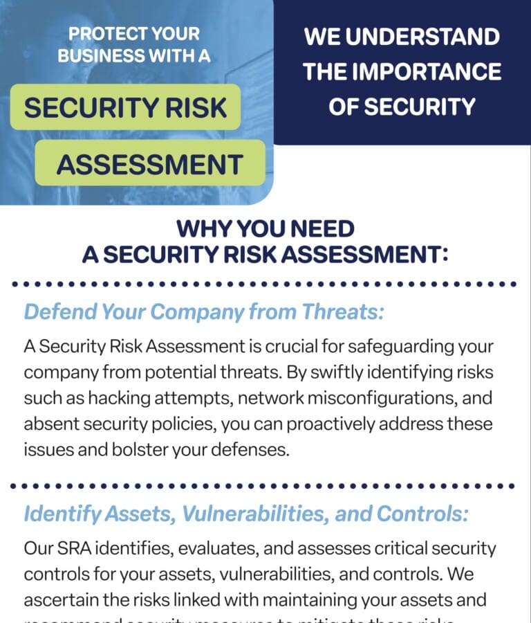 PDF thumbnail: Protect your business with a Security Risk Assessment