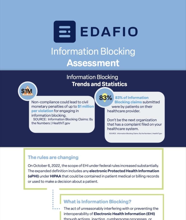 PDF thumbnail - Edafio Information Blocking Assessment